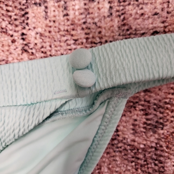 NWOT Red Carter Women’s Mint Green Textured Bikini - Picture 7 of 16